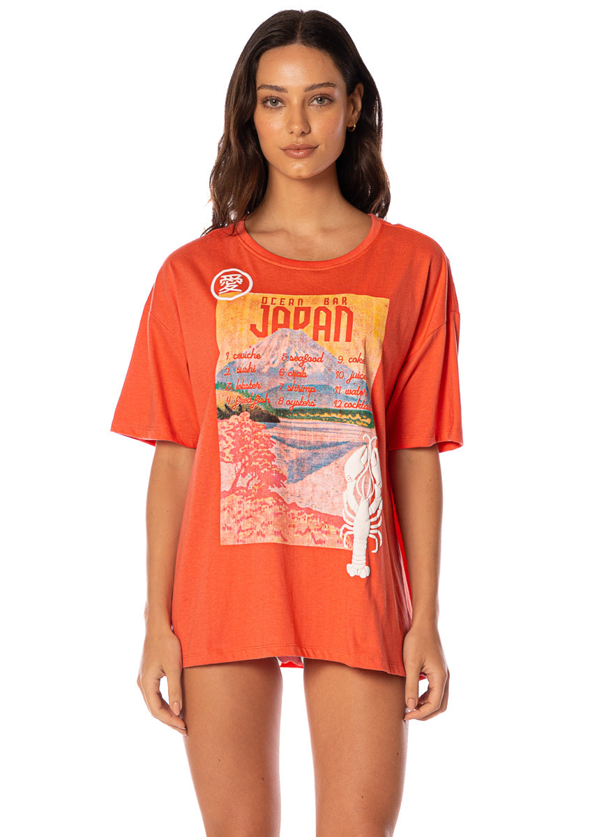 Coral Ripple Azalea T-Shirt