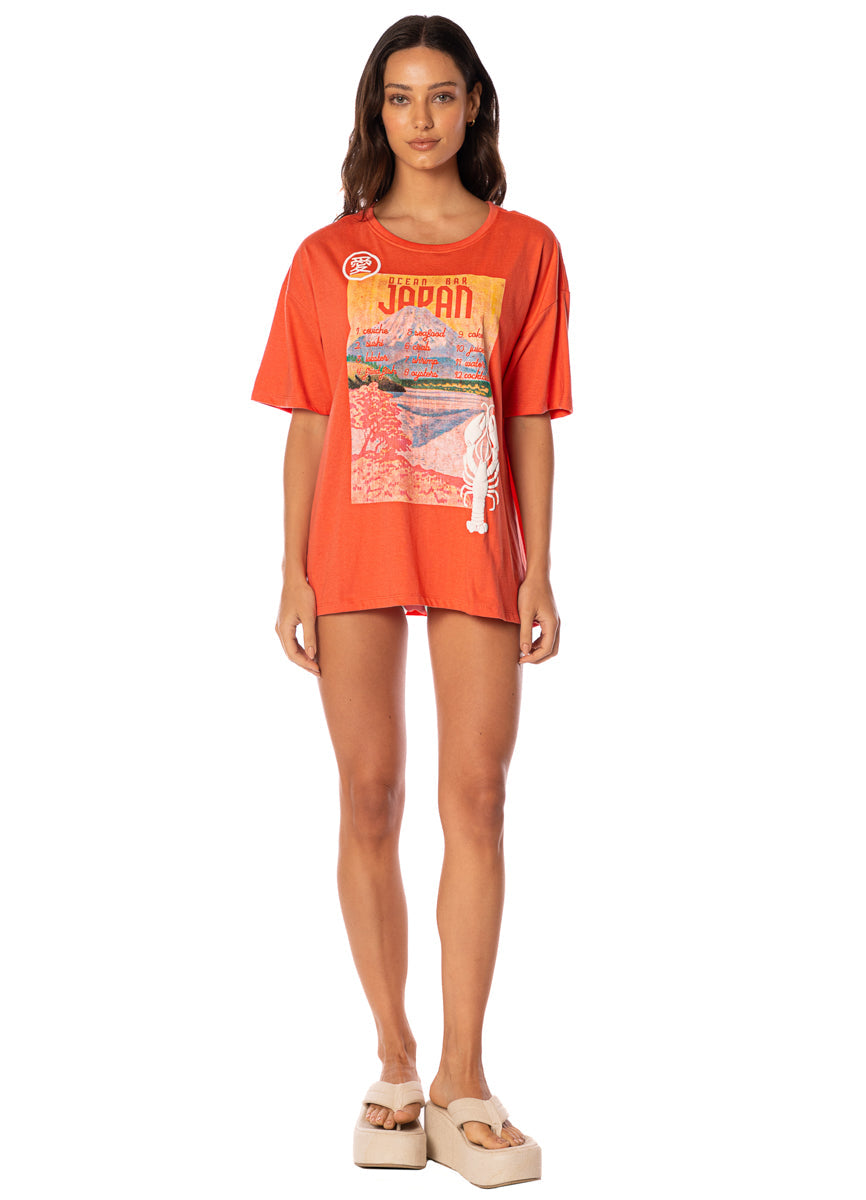 Coral Ripple Azalea T-Shirt