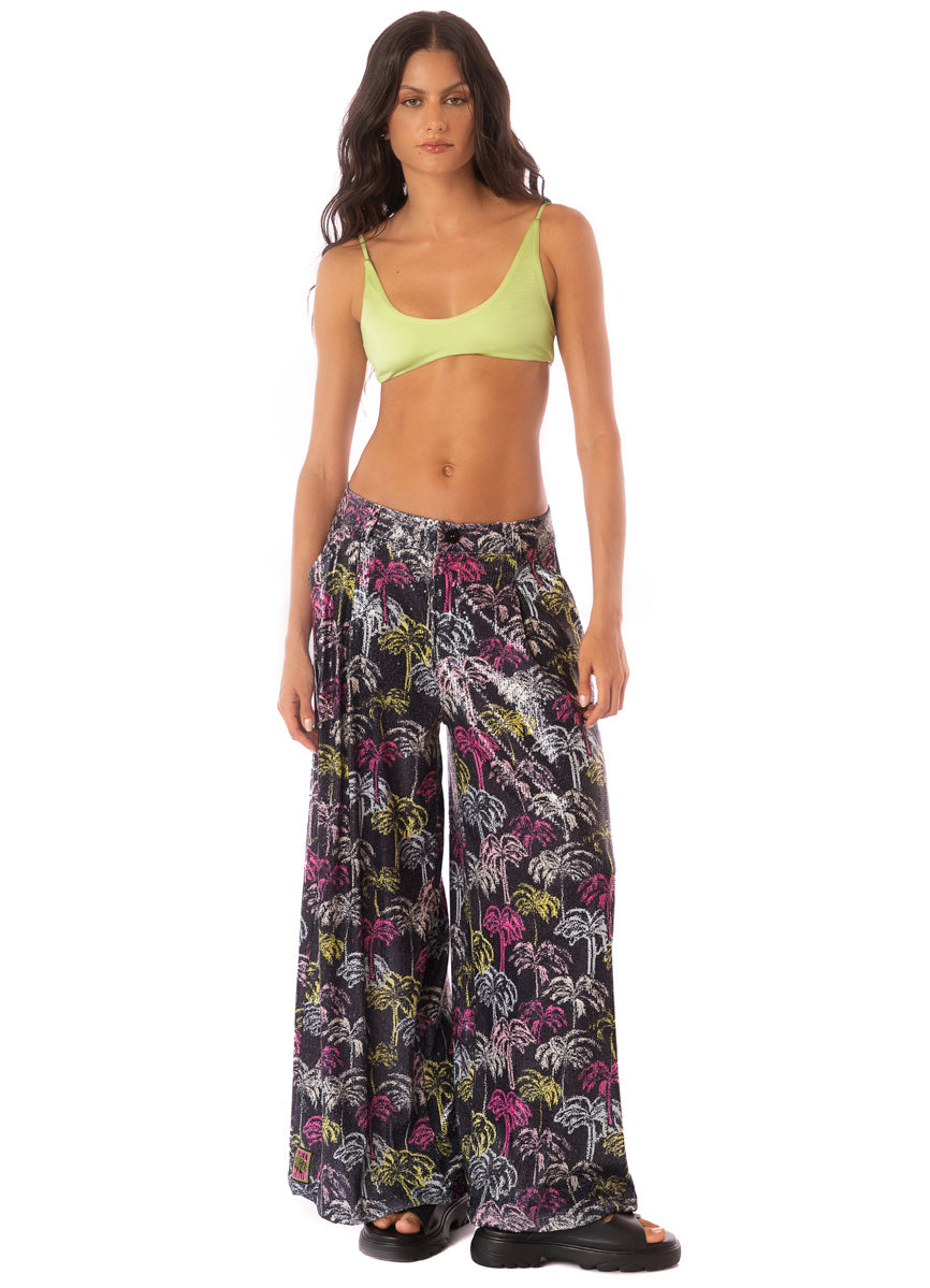 Neon Palmery Stella Pants