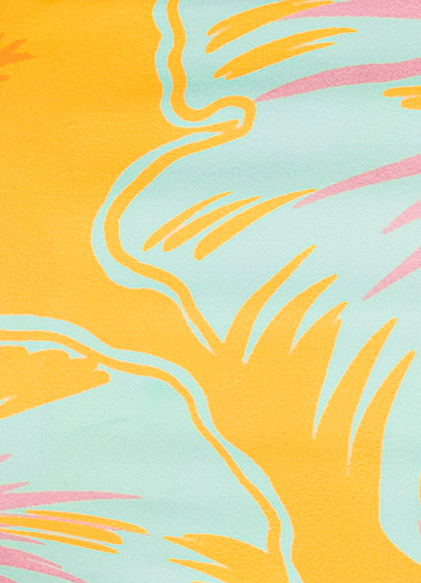 Hawaiian Floral Splendour Regular Rise Thin Side Bikini Bottom