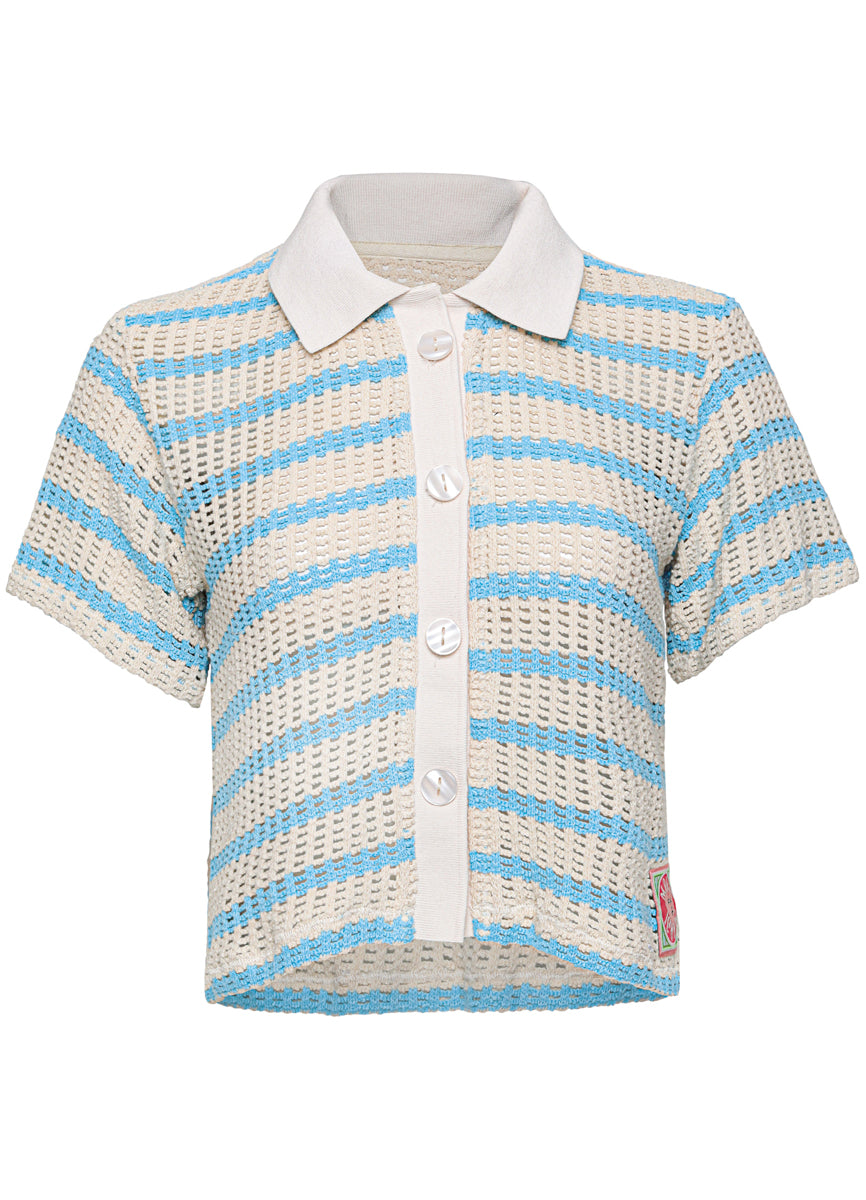 Icy Stripes Wavy Shirt