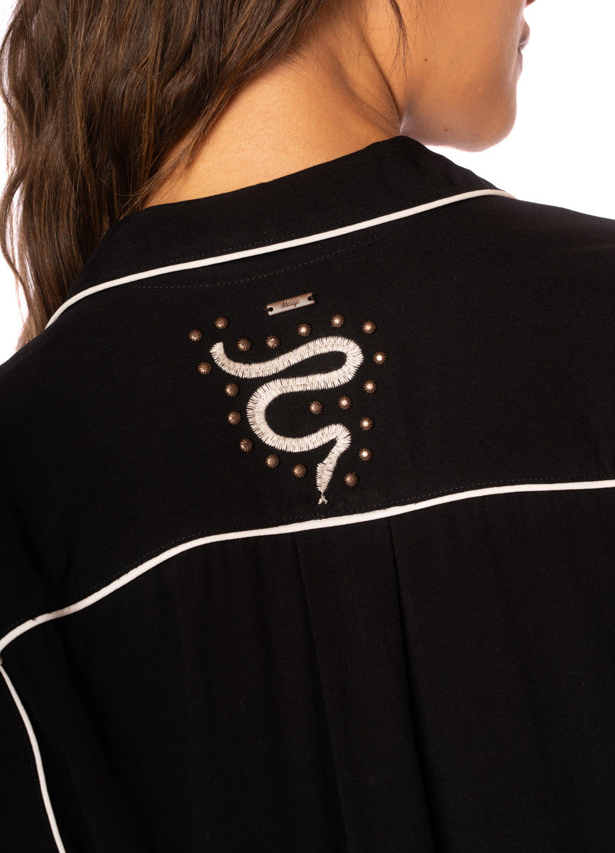 Midnight Shadow Juicy Long Shirt