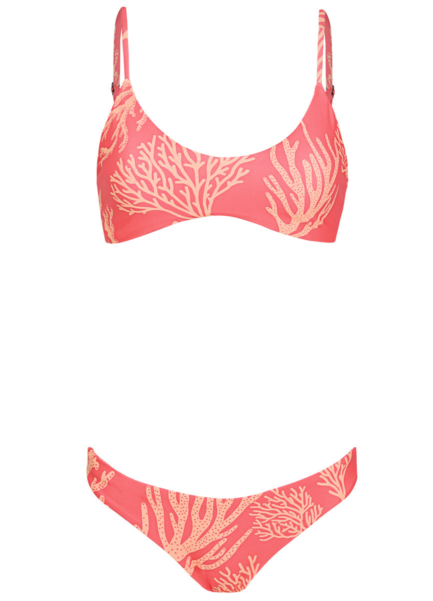 Coral Reef Liberty Sporty Bralette Bikini Top