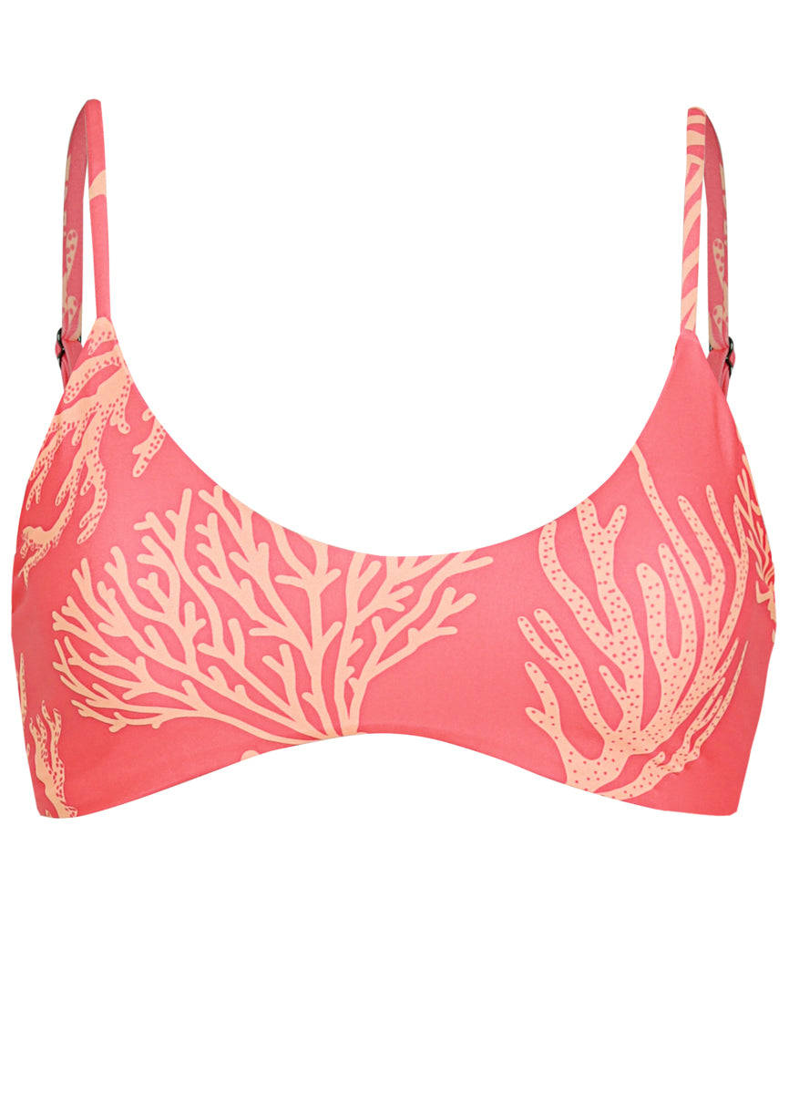 Coral Reef Liberty Sporty Bralette Bikini Top