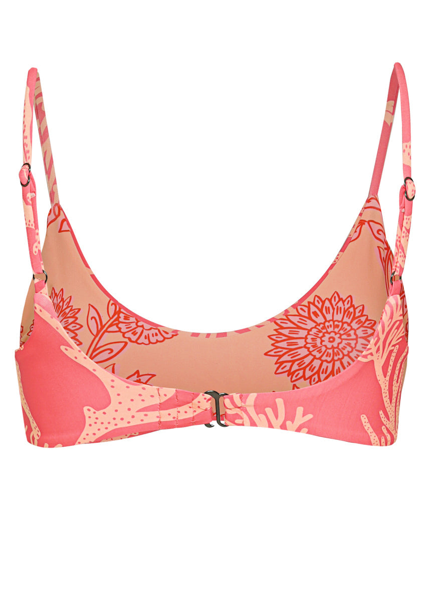 Coral Reef Liberty Sporty Bralette Bikini Top