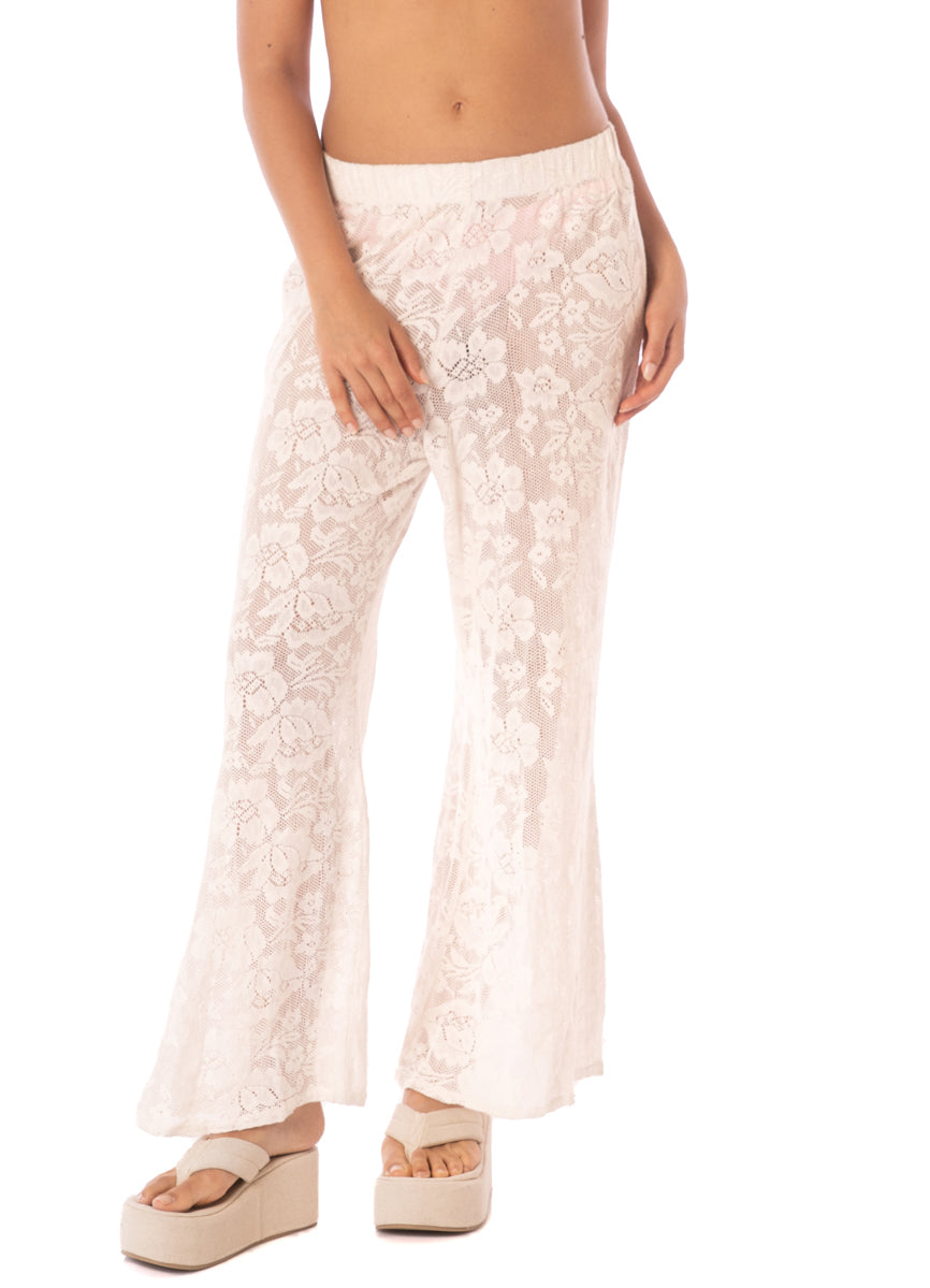 Floralwhite Lace Elise Pants