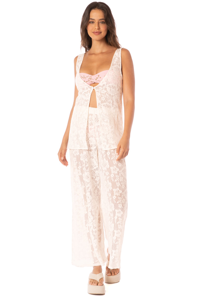 Floralwhite Lace Elise Pants