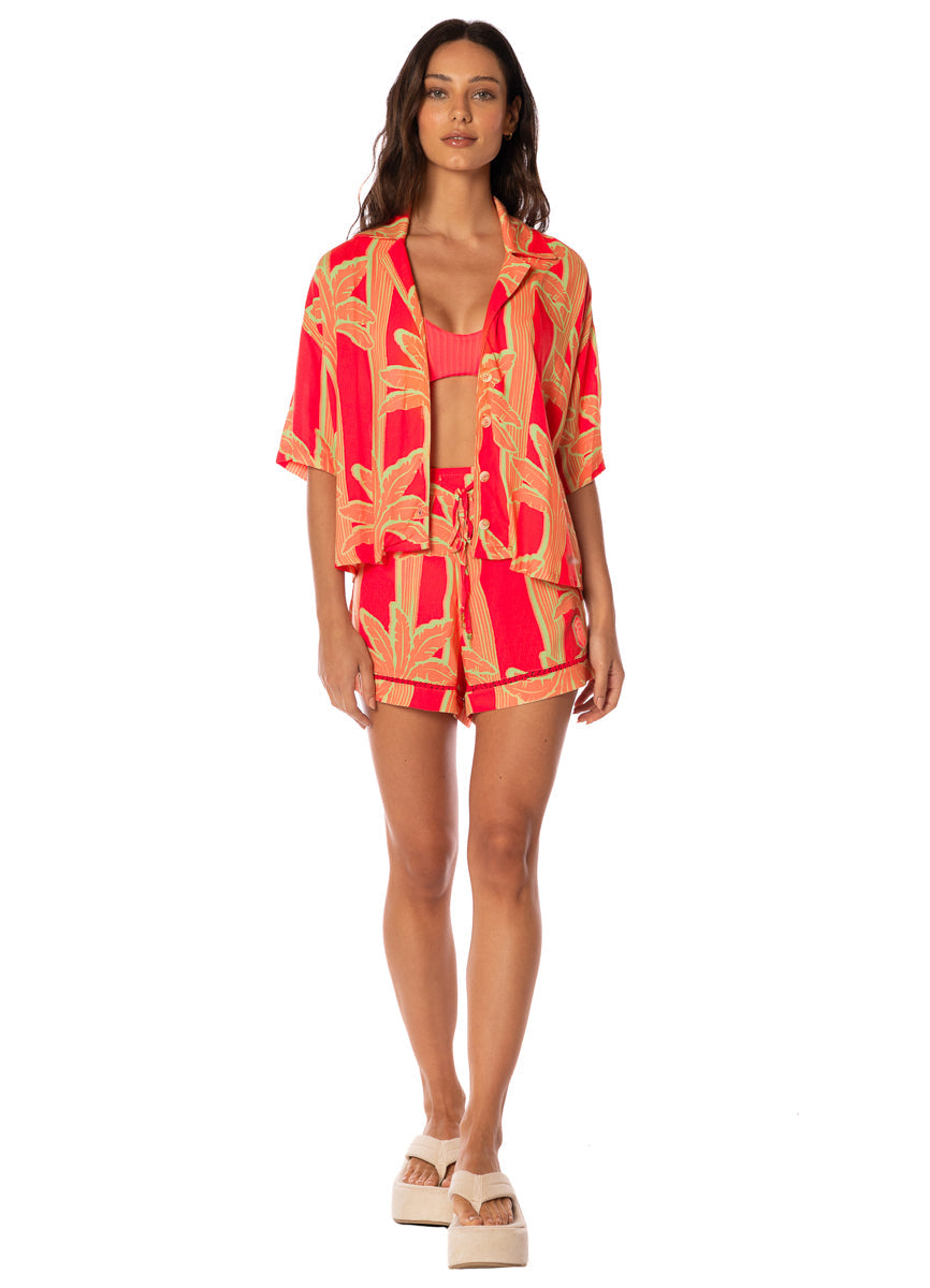 Palm Plantation Octavia Shirt