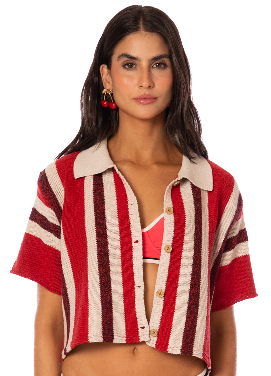 Cherry Mix Octavia Shirt