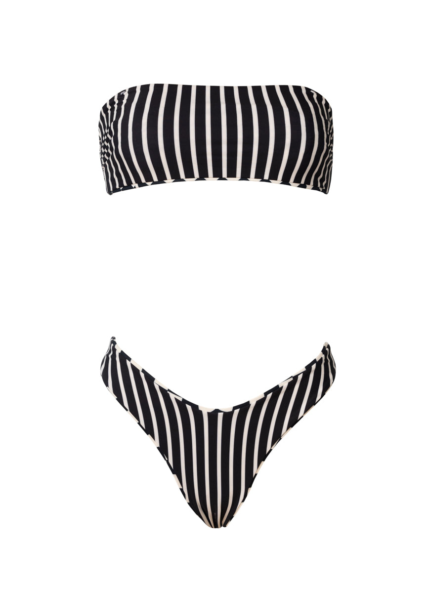 Tropic Chess Tiffany Strapless Bandeau Bikini Top