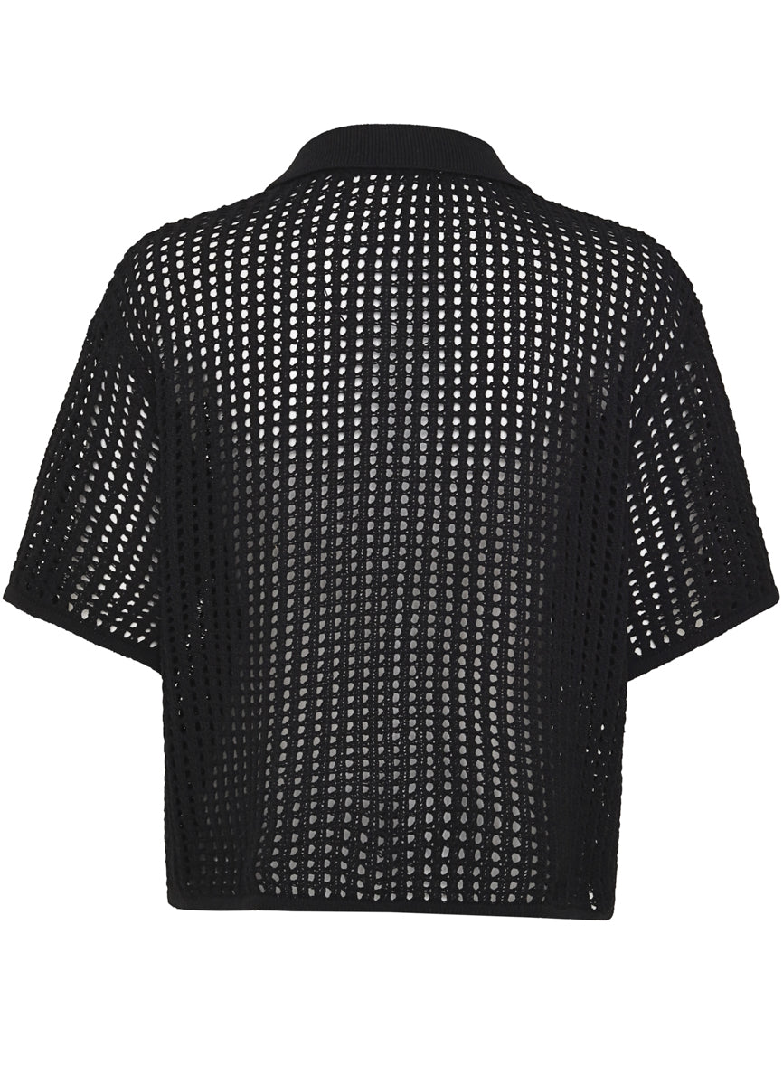 Midnight Black Canva Shirt