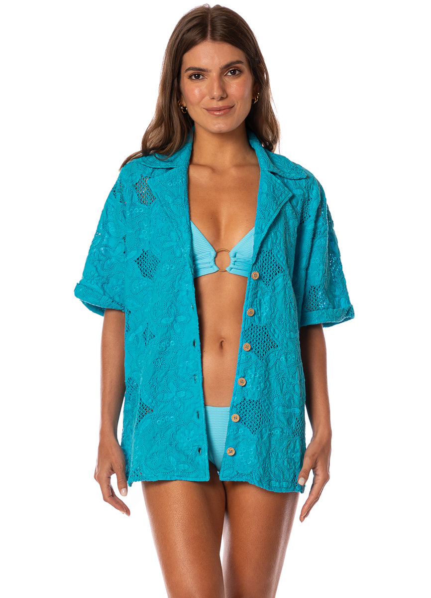 Aqua Dream Sinopia Long Shirt