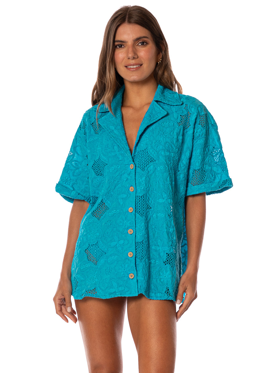 Aqua Dream Sinopia Long Shirt