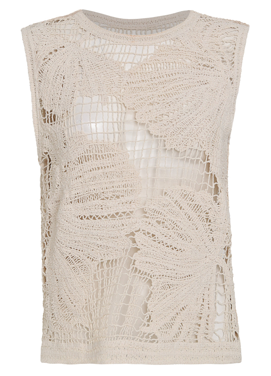 Shell Knit Shell Vest