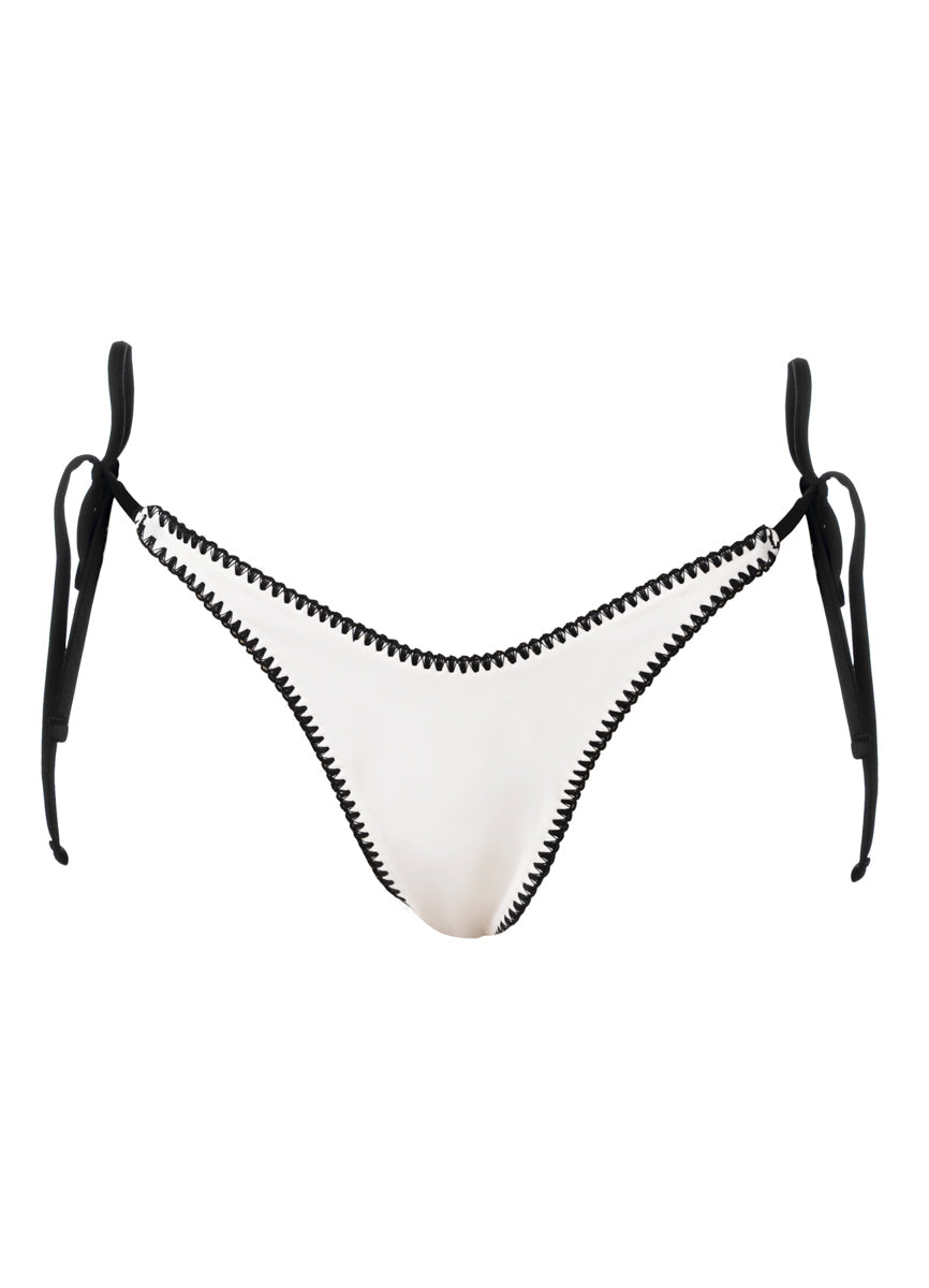 Ivory Shores Splenium Low Rise Tie Side Bikini Bottom