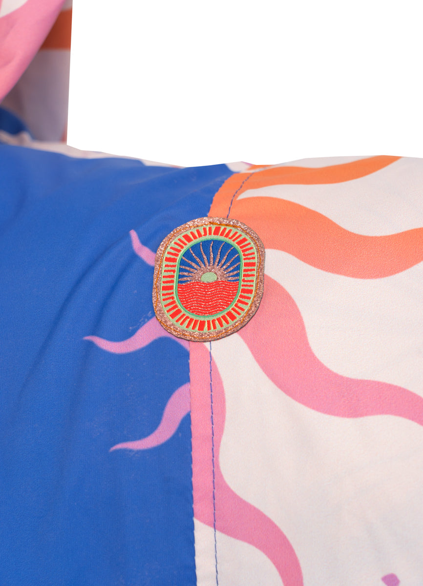 Sunlit Bloom Surf Tote Bags