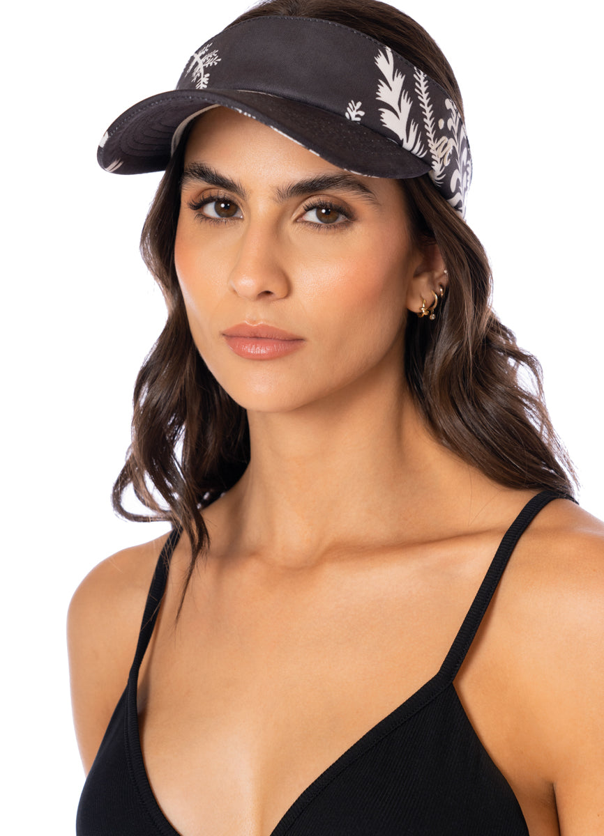 Midnight Palm Sunny Visor