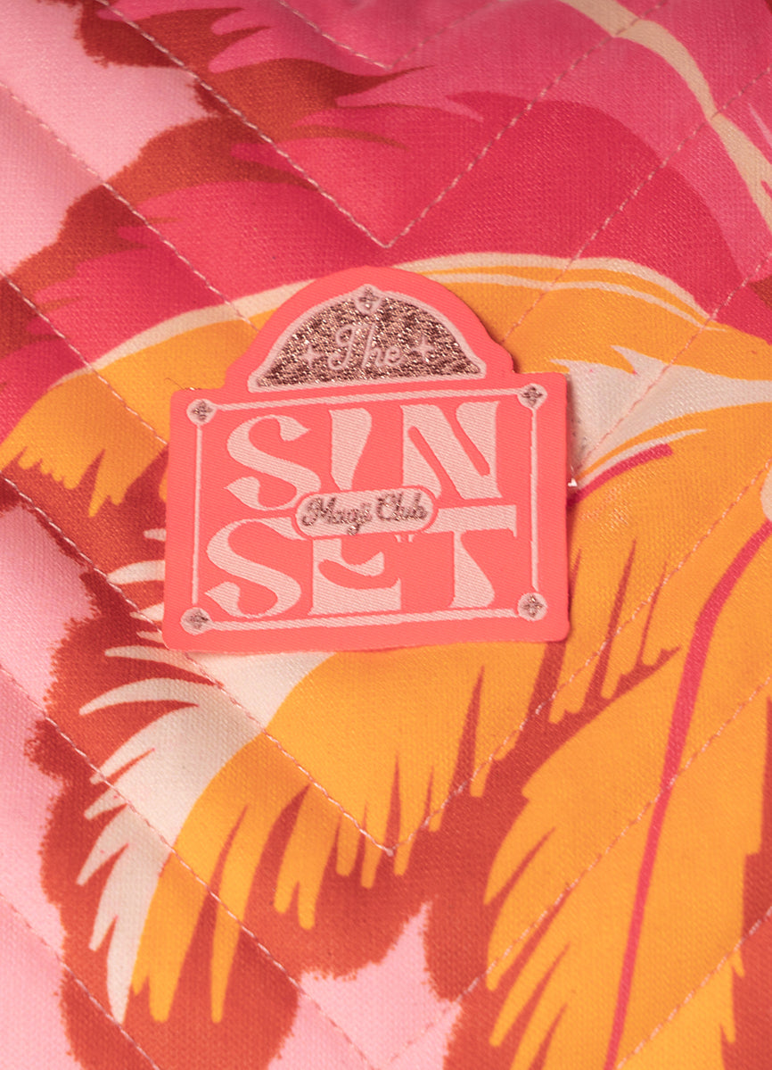 Pink Palms Lucy Large Pocket Pockets