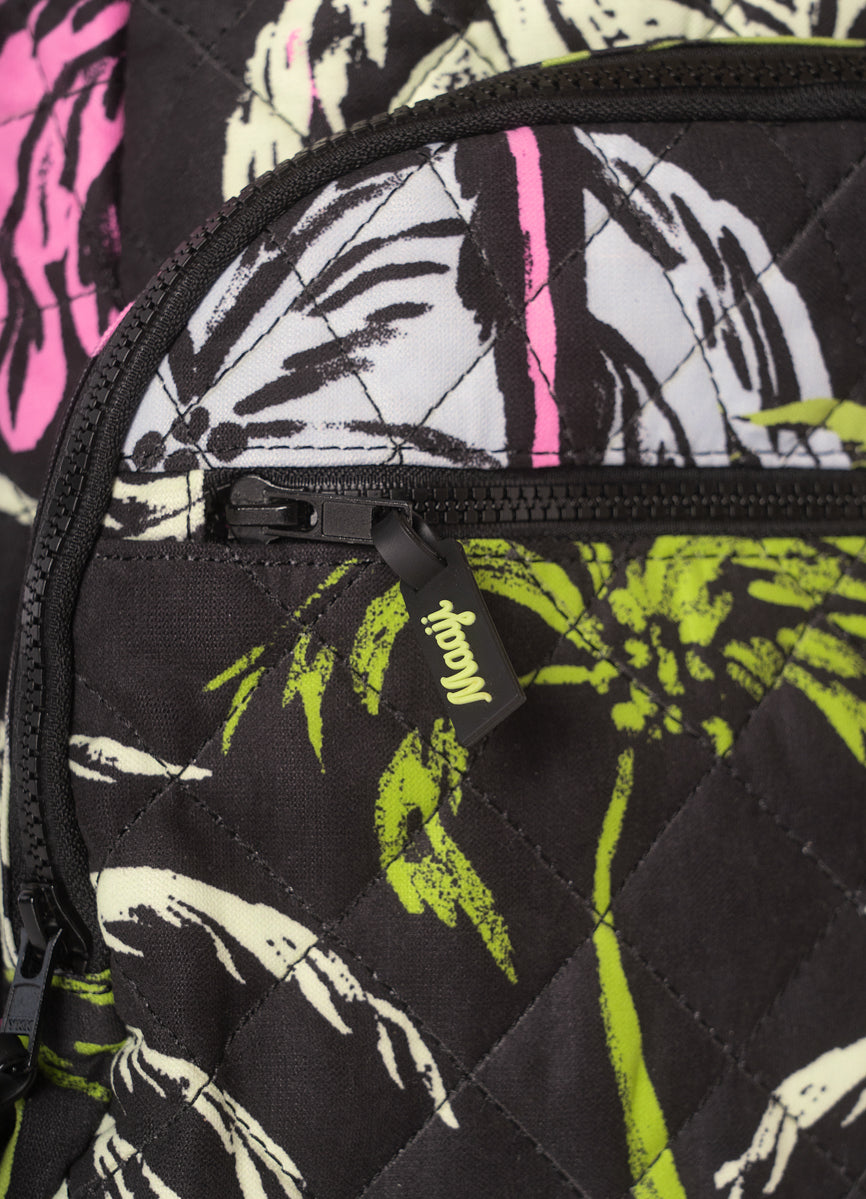 Neon Palmery Chill Back Pack Bags
