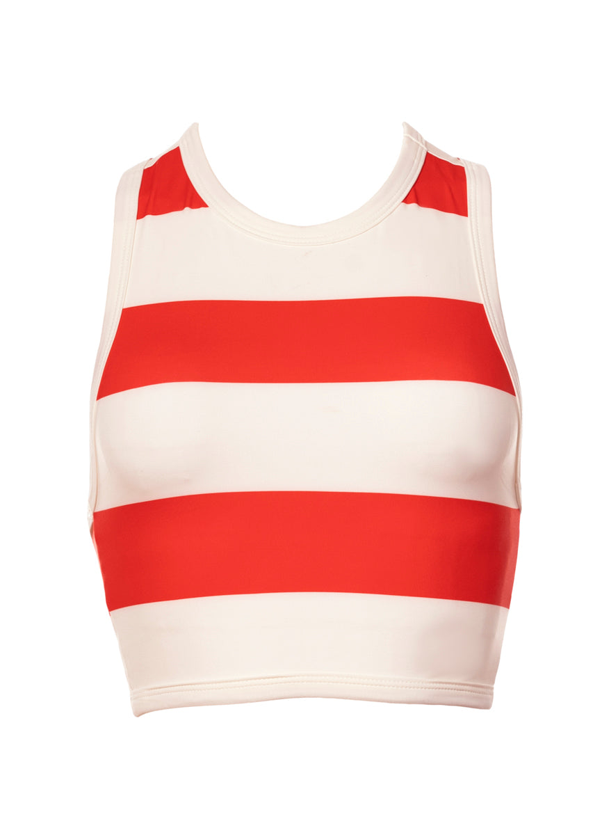 Sunny Cola Aisha Halter Crop Top Bikini Top