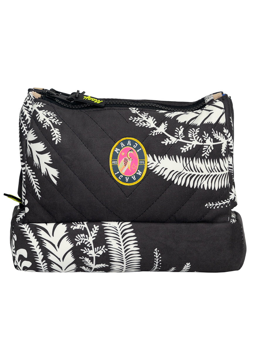 Midnight Palm Coral Double Pocket