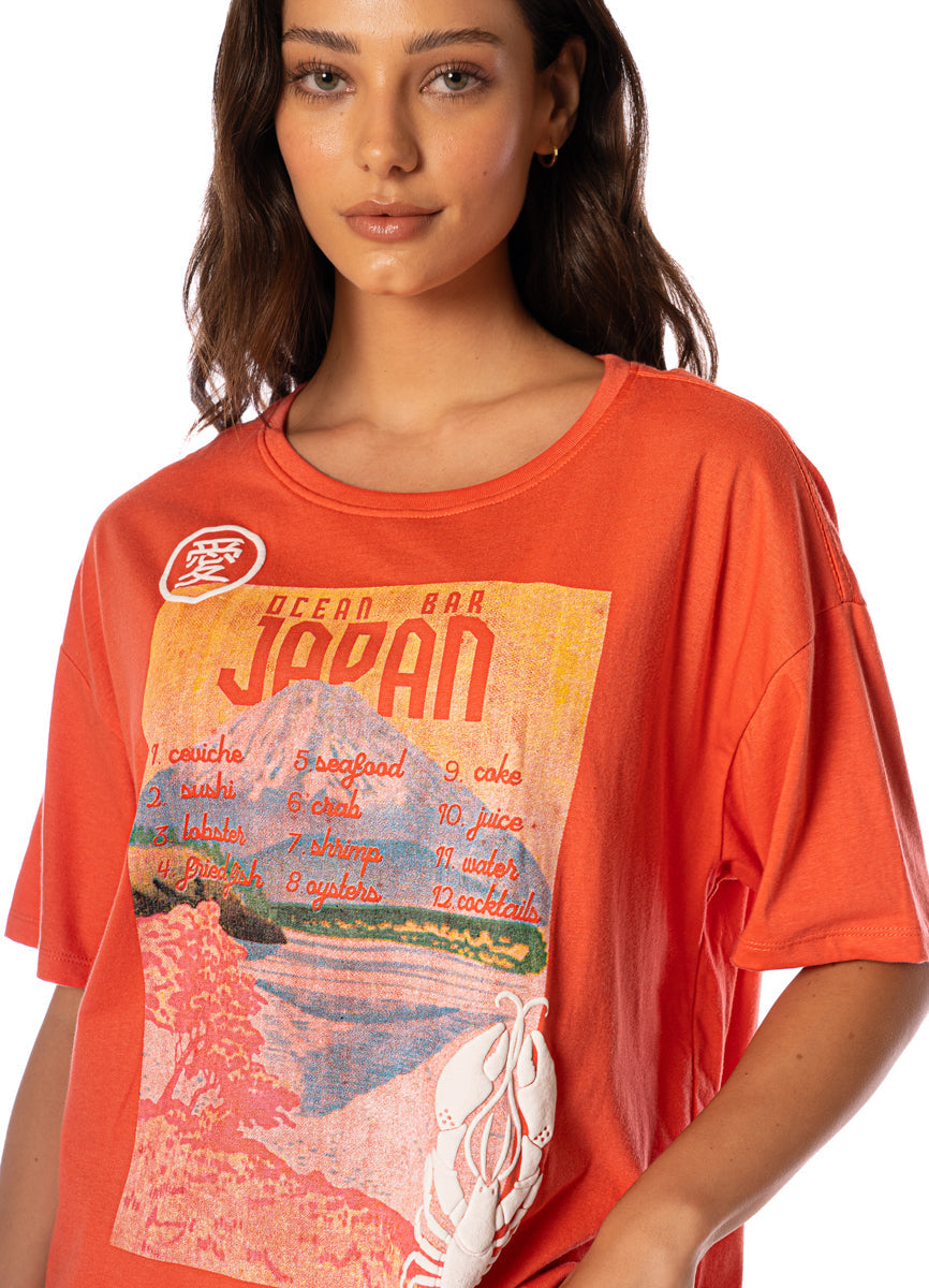 Coral Ripple Azalea T-Shirt