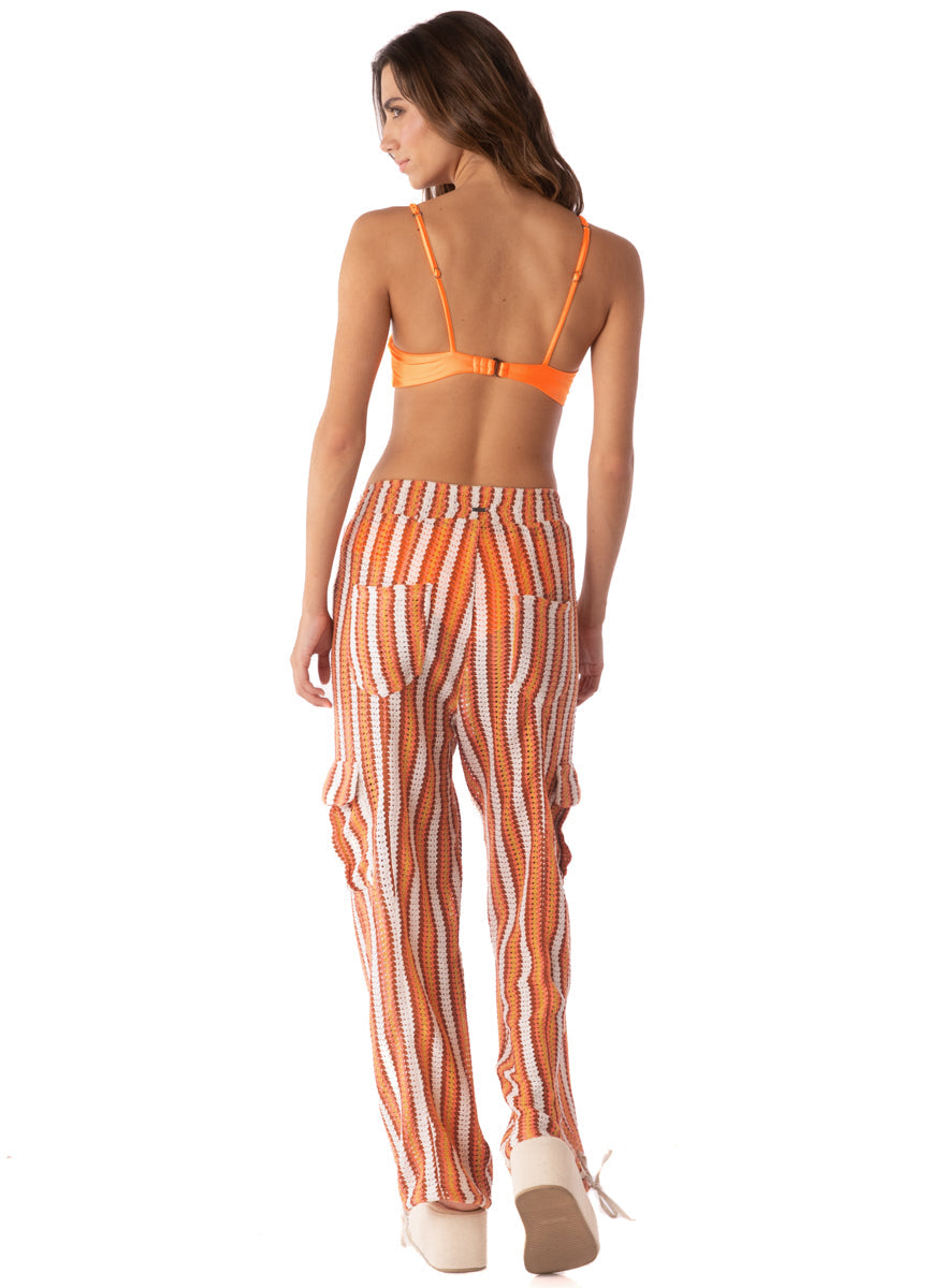 Stripe Crochet Elodie Pants