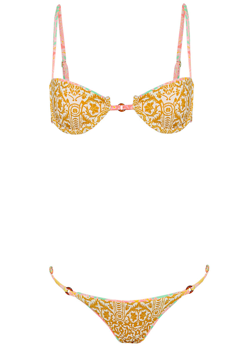 Arabian Nights Flash Low Rise Single Strap Bikini Bottom