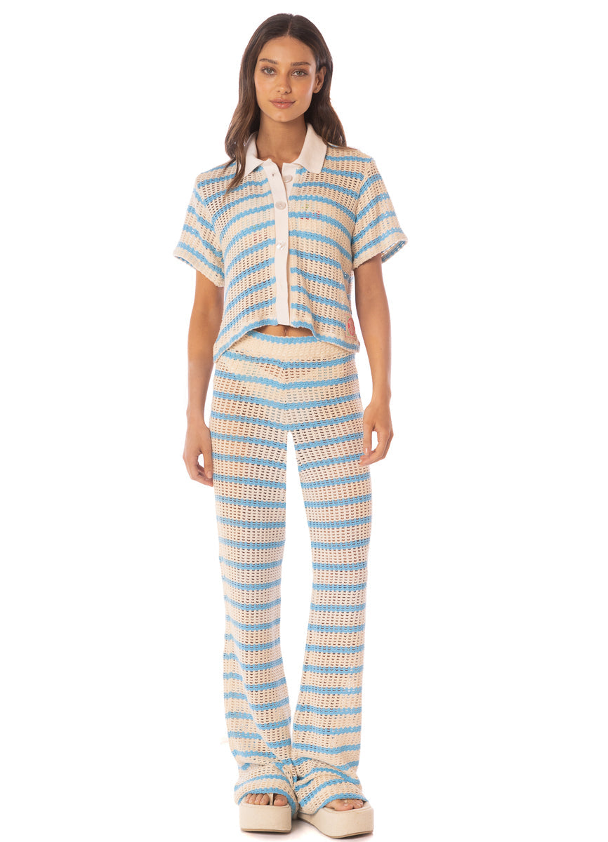 Icy Stripes Wavy Shirt