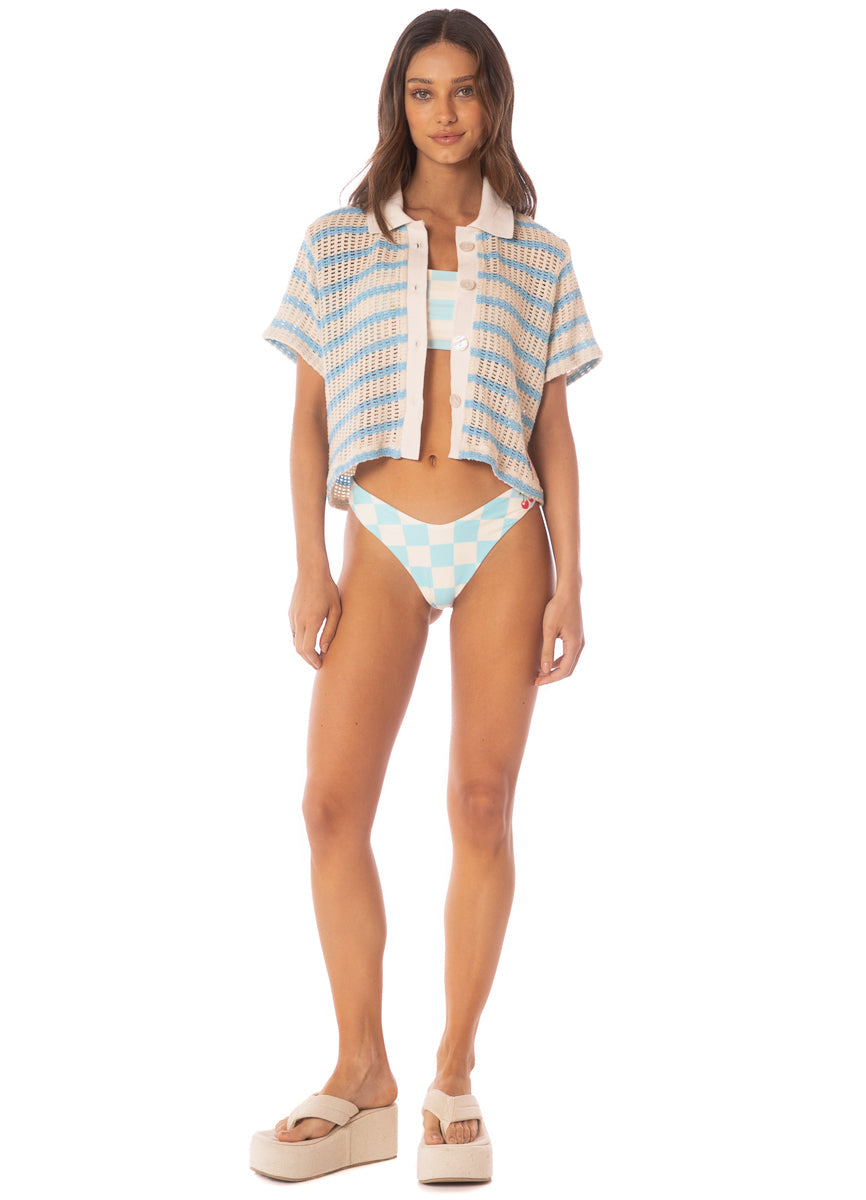 Icy Stripes Wavy Shirt