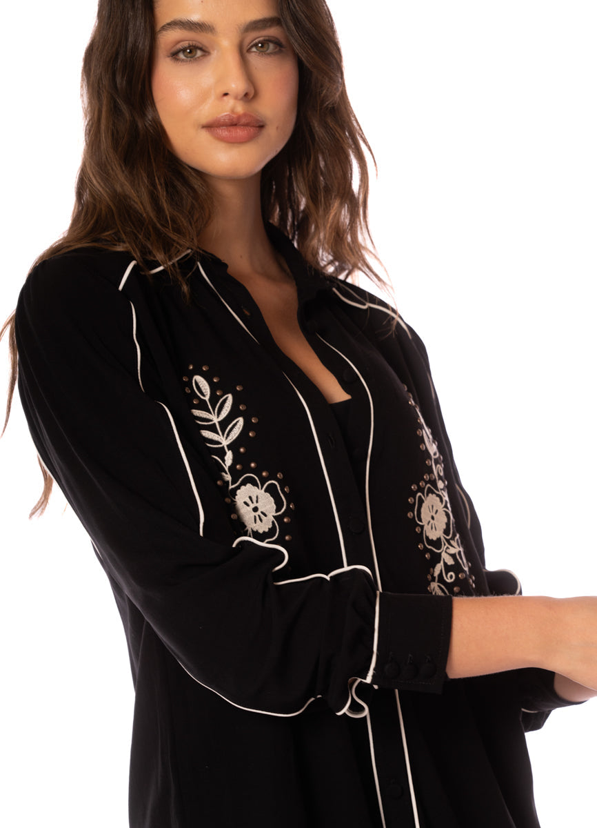 Midnight Shadow Juicy Long Shirt