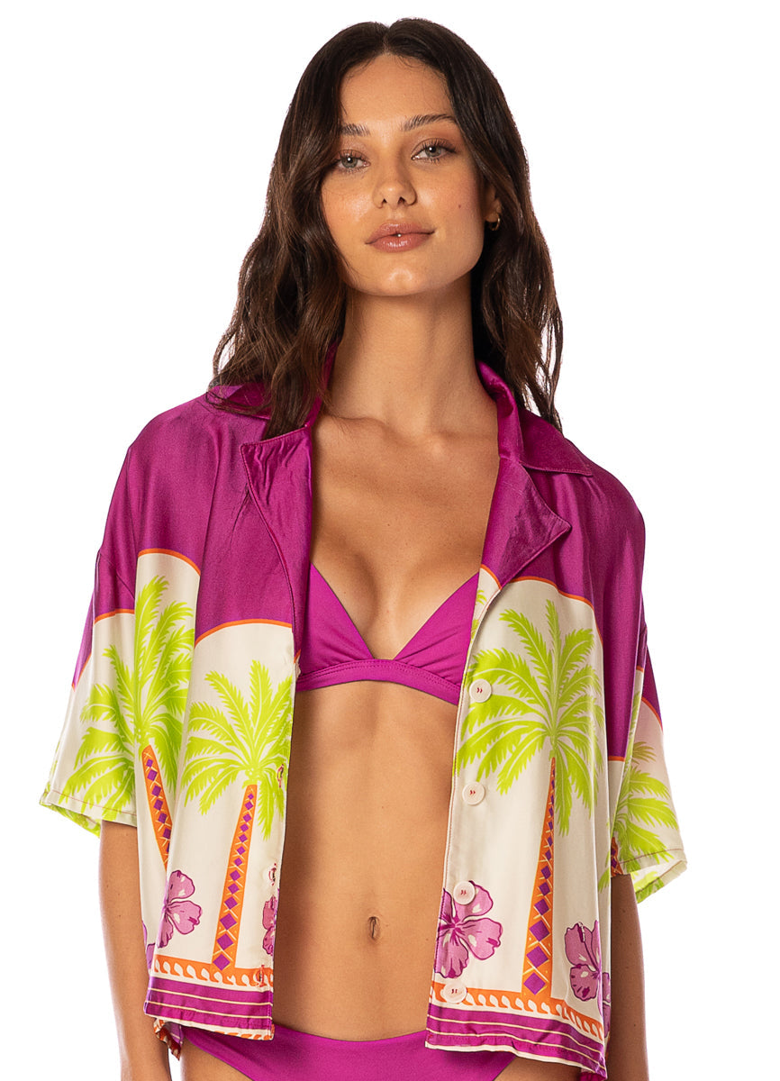 Moroccan Palm Octavia Shirt