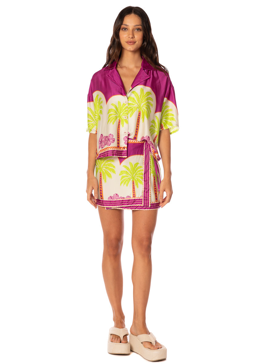 Moroccan Palm Octavia Shirt