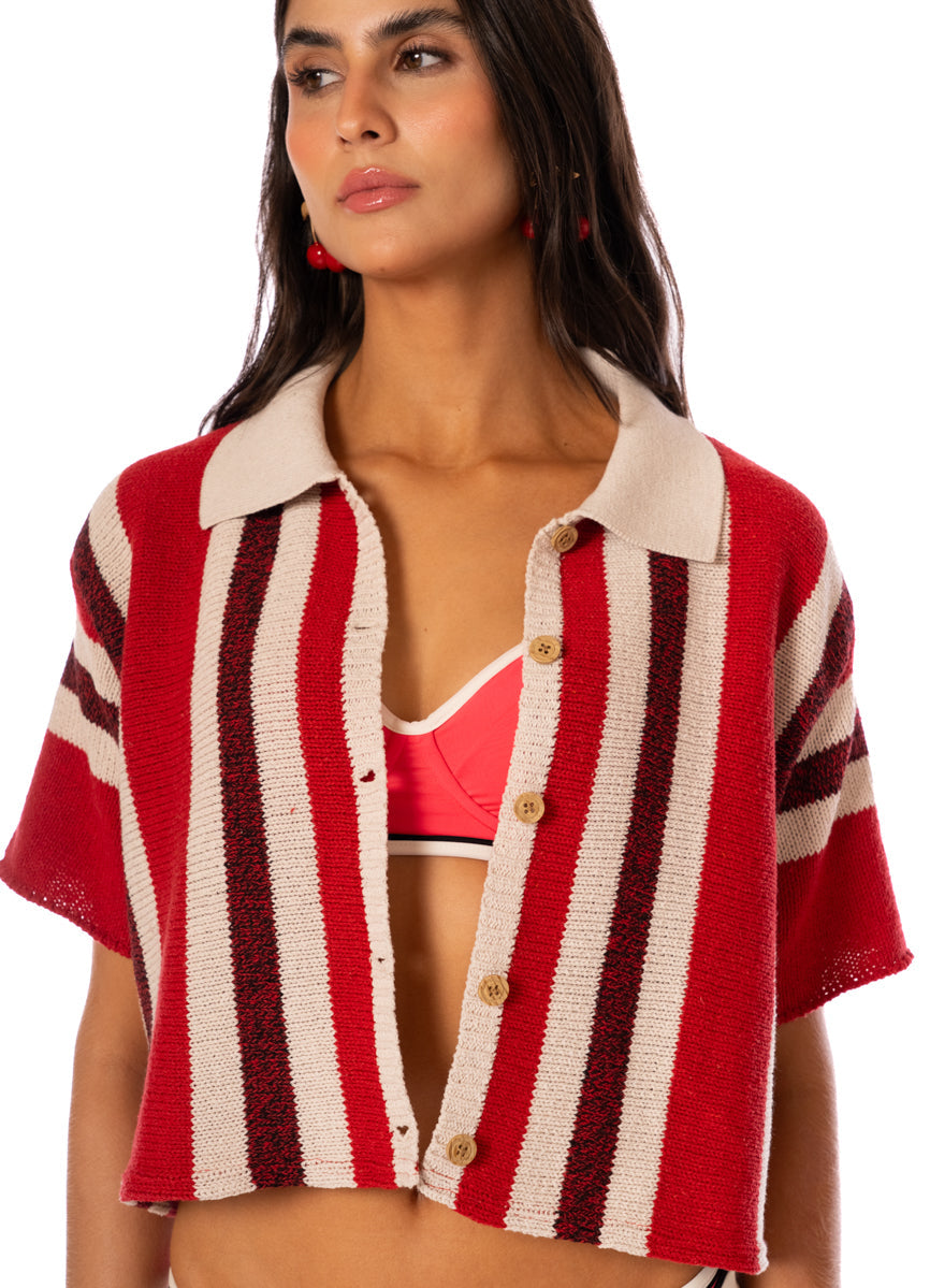 Cherry Mix Octavia Shirt