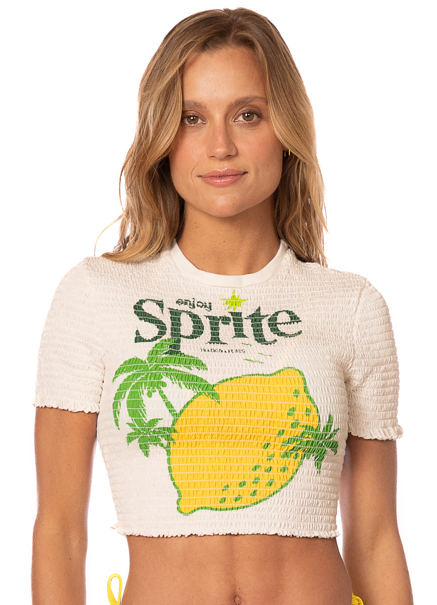 Lemon Breeze Nerina Crop Top