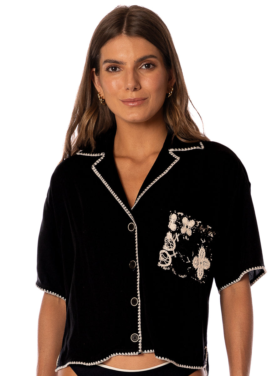 Midnight Black Jaya Shirt