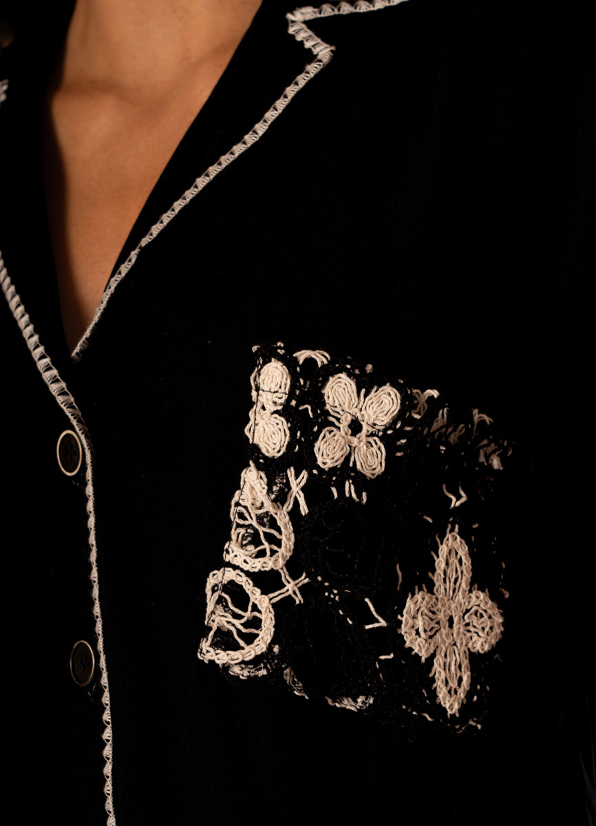 Midnight Black Jaya Shirt