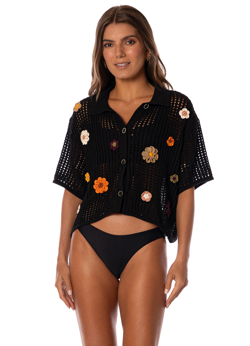 Midnight Black Canva Shirt