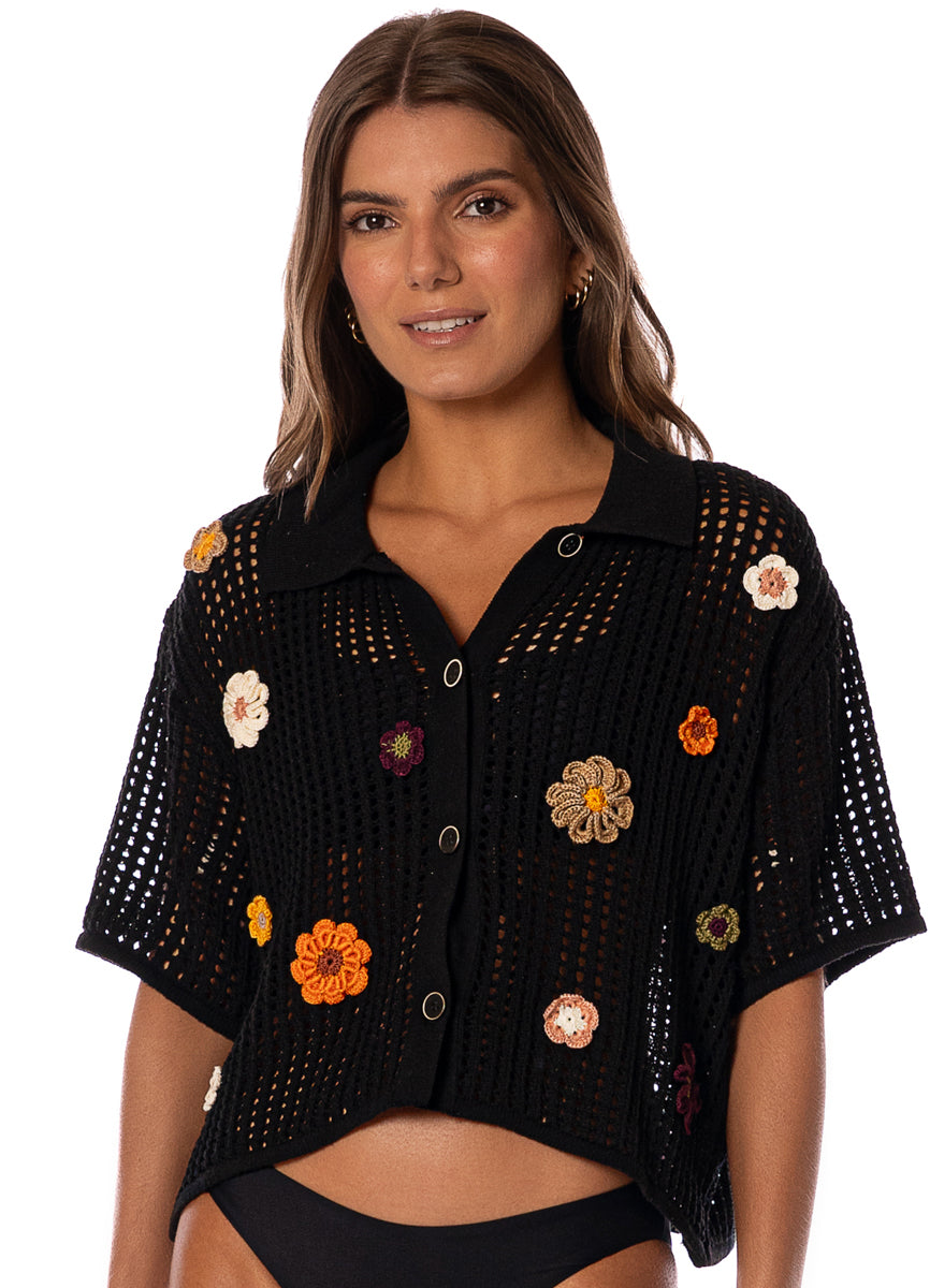 Midnight Black Canva Shirt