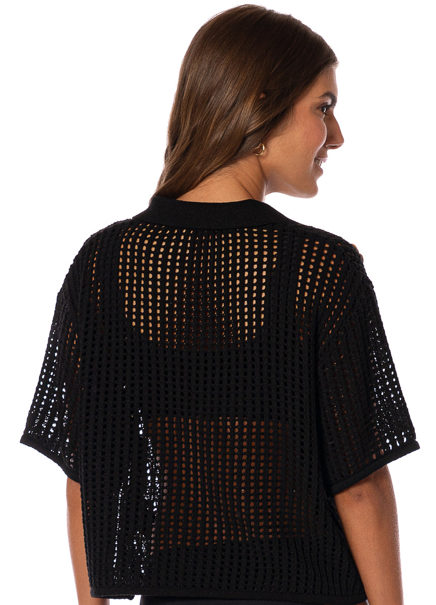 Midnight Black Canva Shirt