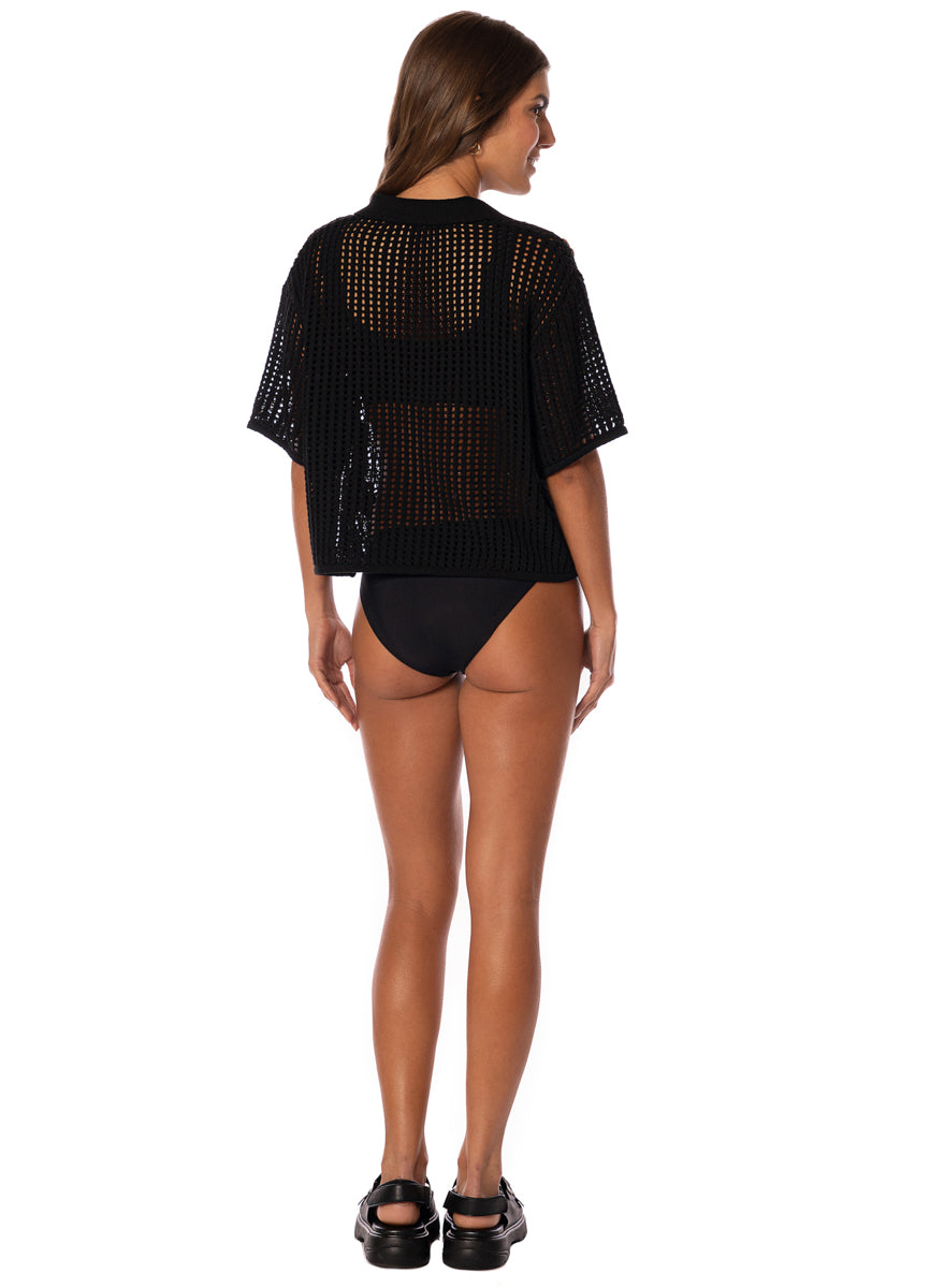 Midnight Black Canva Shirt