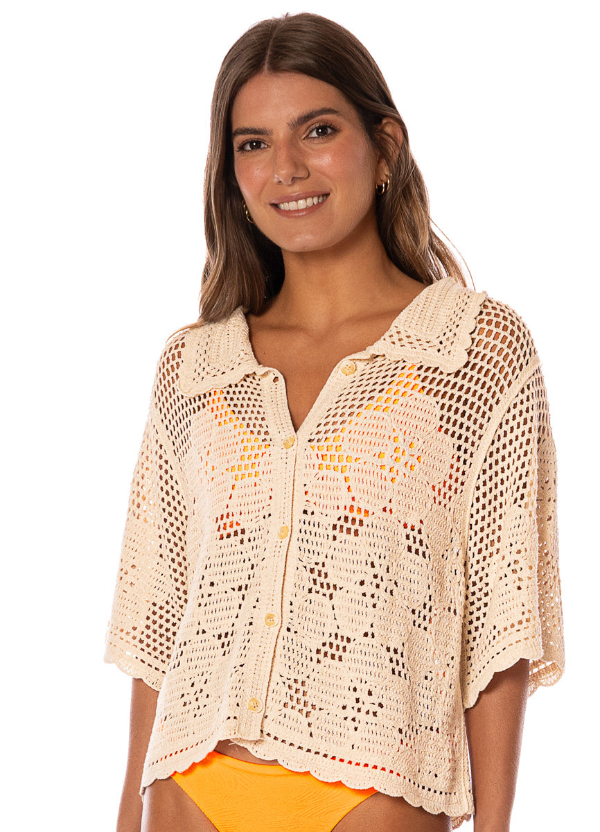Macramé Meadow Ethereal Shirt