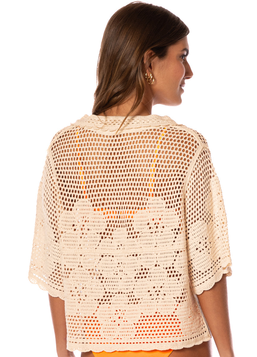 Macramé Meadow Ethereal Shirt
