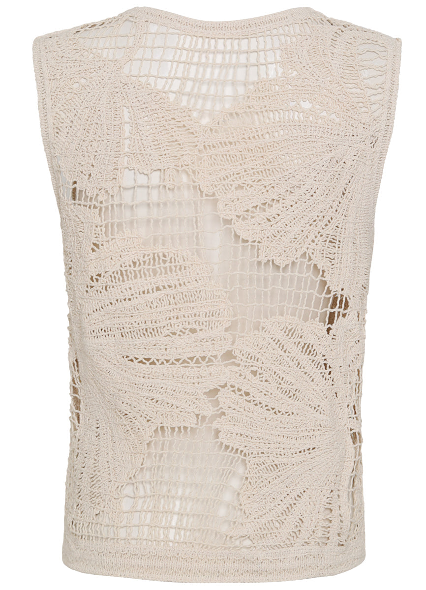 Shell Knit Shell Vest