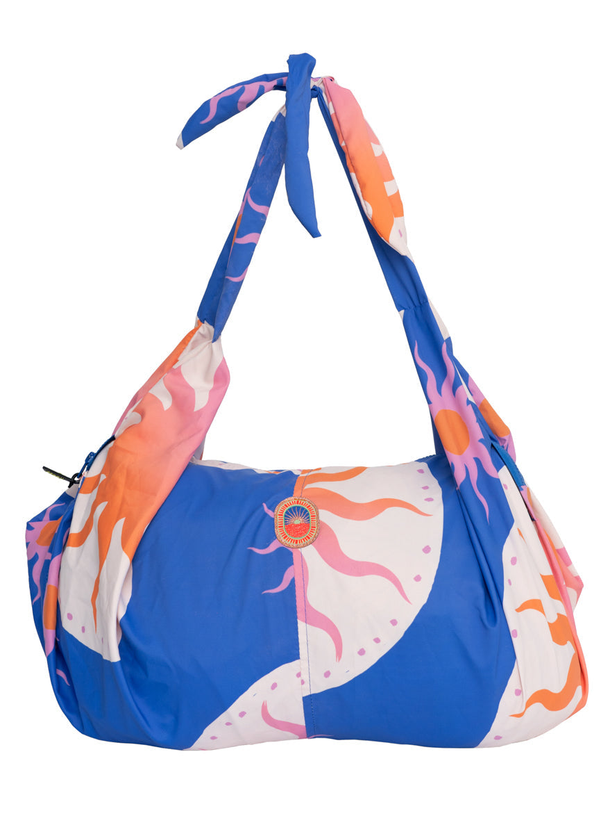 Sunlit Bloom Surf Tote Bags