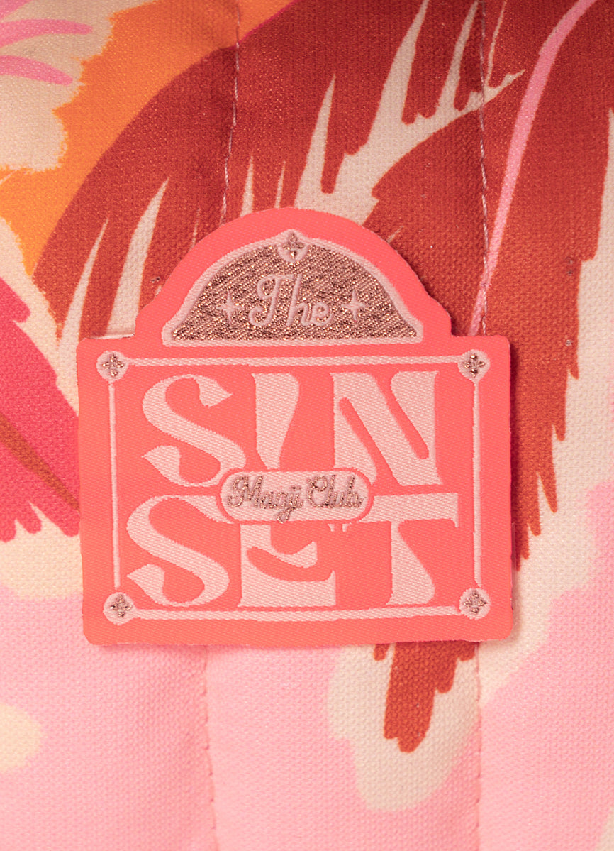 Pink Palms Aurora Mid Pocket Pockets