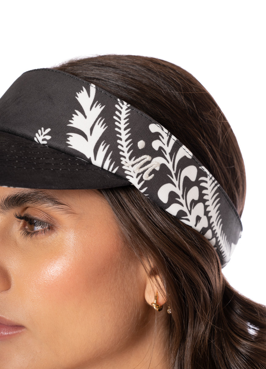 Midnight Palm Sunny Visor