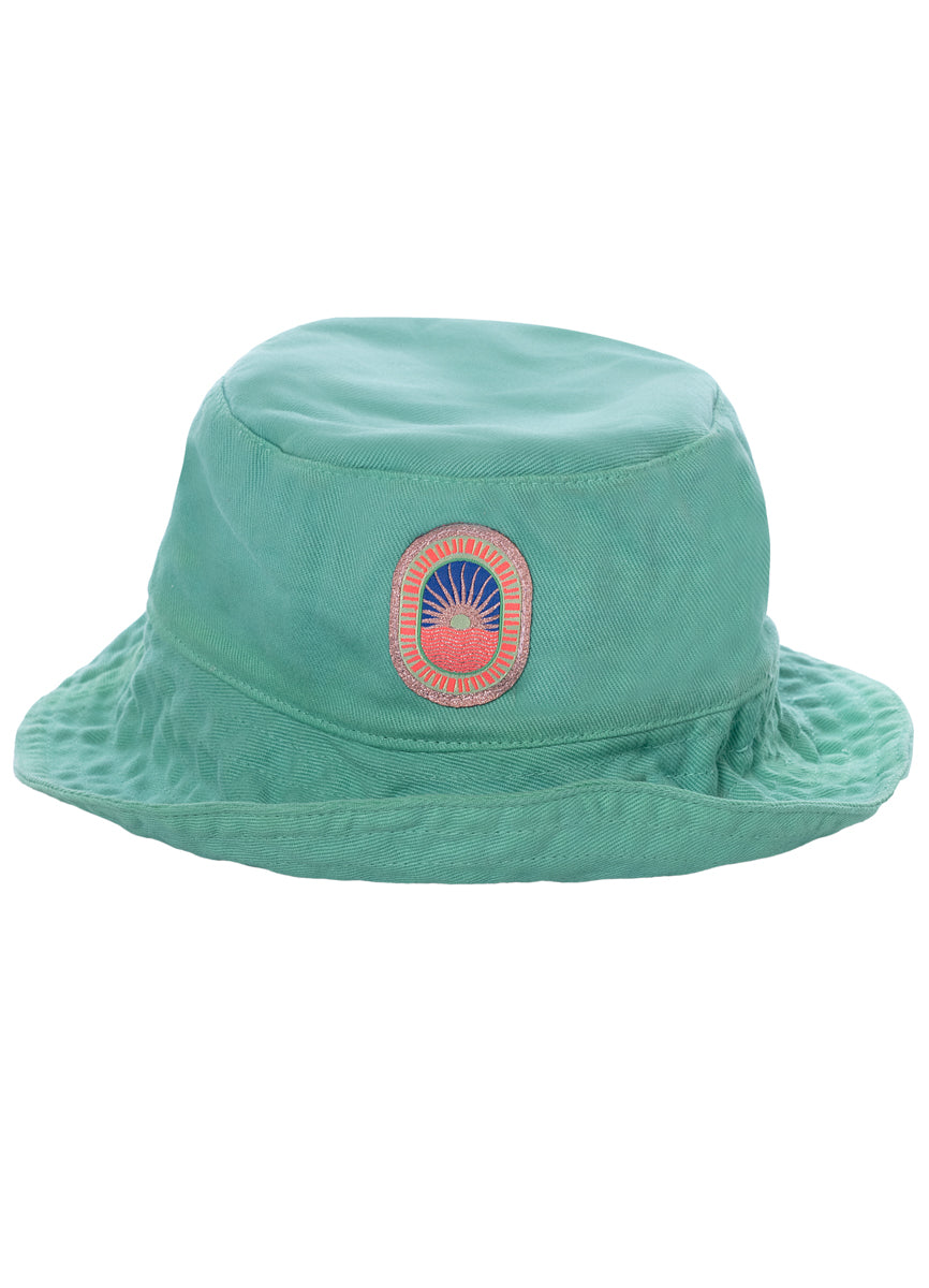 Emerald Brocade Rita Hat