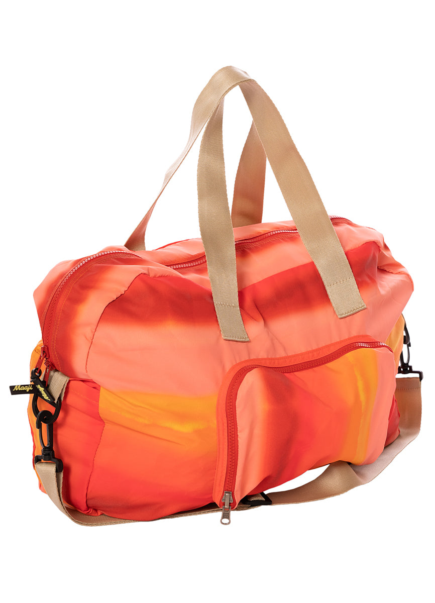 Orange Sunrise Sunrise Weekender Bags