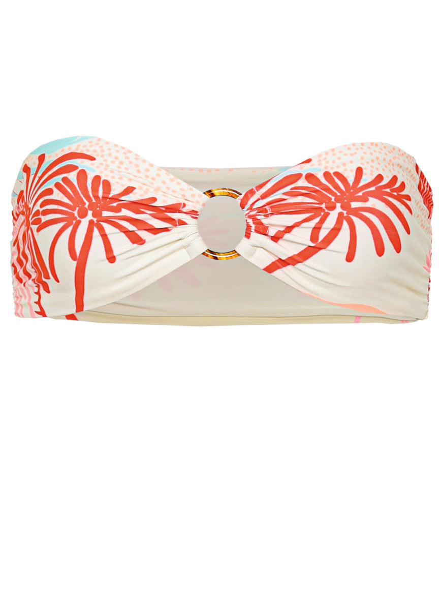 Cali Sea Cally Strapless Bandeau Bikini Top